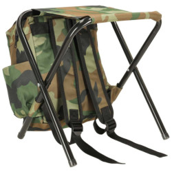 Turistické kreslo bez chrbta rybárske moro