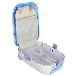 Detský cestovný kufor na kolieskach na príručnú batožinu modrý