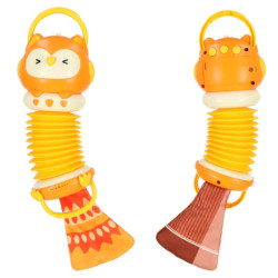 Harmony akordeón pre deti sova oranžová