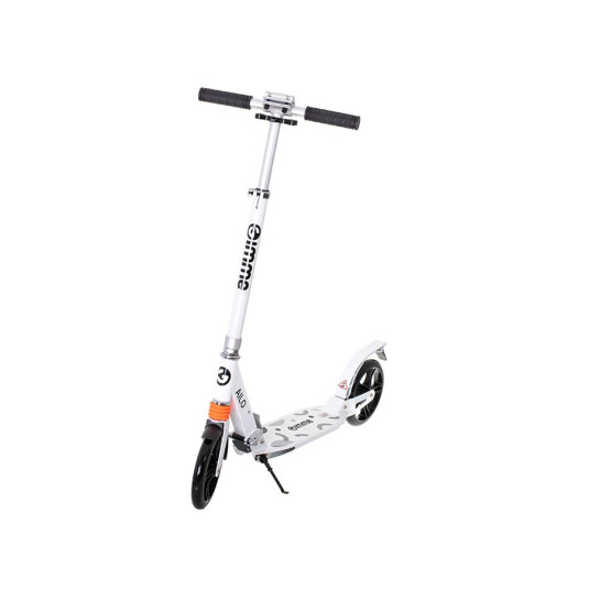 GIMMIK AILO skladacia mestská kolobežka 200mm kolesá tlmič predný zadný biely