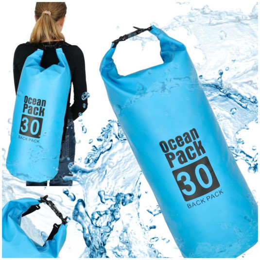 Nafukovací vodotesný vak 30L
