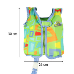 AQUASTAR Detská plavecká vesta zelená