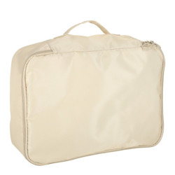 Organizéry do kufra cestovná súprava 8 kusov odevných úložných doplnkov vodotesné tašky na make-up taška na topánky béžová