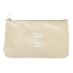 Organizéry do kufra cestovná súprava 8 kusov odevných úložných doplnkov vodotesné tašky na make-up taška na topánky béžová