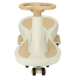 Gravitačná horská dráha svietiace LED kolesá s hrajúcou hudbou 76 cm zlatá a biela max. 120 kg