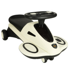 Gravitačná kolobežka svietiace LED kolieska s prehrávaním hudby kolobežka 74cm béžová/čierna max. 100kg