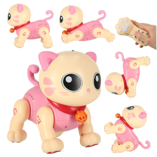 Interaktívna mačka na diaľkové ovládanie RC robot skáče spieva