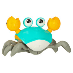Interaktívny krab so zvukom zelenej farby