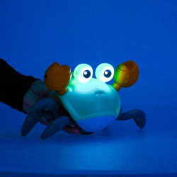 Interaktívny krab so zvukom zelenej farby