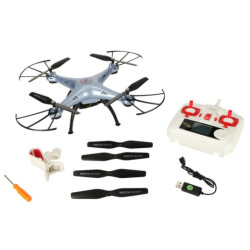 Syma X5HW 2,4GHz RC dron Wi-Fi kamera modrá