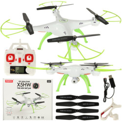 Syma X5HW 2,4GHz RC dron Wi-Fi kamera biela