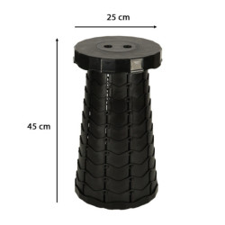 Skladacia stolička skladacia stolička čierna