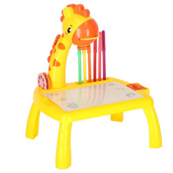 Projektor kresliaci stôl žirafa žltá