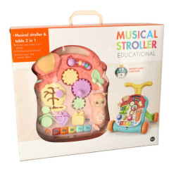 Interaktívny učebný stôl 3v1 pre kočík