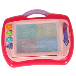 Magnetická tabuľa na kreslenie plniace pero pečiatky ružová