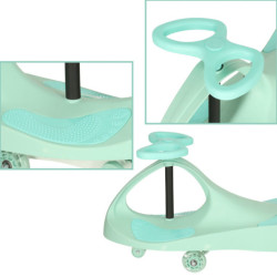 Gravitačná horská dráha svietiace LED kolesá mincovňa