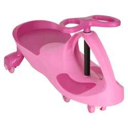 Gravitačná horská dráha svietiace LED kolesá ružové