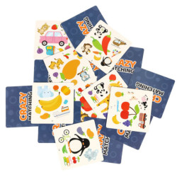 Kartová hra, kto nájde ako prvý pár 54 kariet