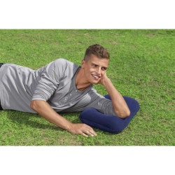 BESTWAY 67121 Cestovný nafukovací velúrový vankúš námornícka modrá