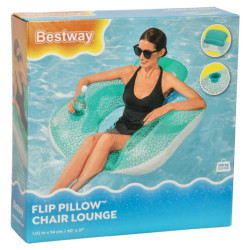 BESTWAY 43097 nafukovací matrac polohovateľné kreslo 102 x 94 cm