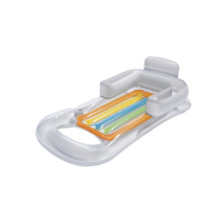 BESTWAY 43028 Nafukovacie kreslo s matracom sivé