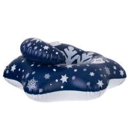 Nafukovacie sane na snehové koleso s pneumatikou hviezda