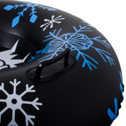 Nafukovacie sane na snehové koleso s pneumatikou na sneh