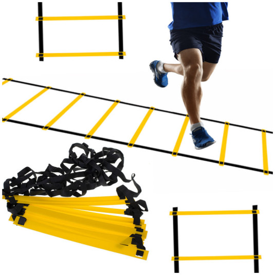 Koordinačný gymnastický tréningový rebrík žltý