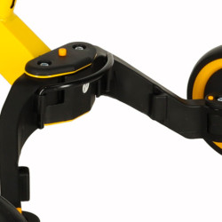 Trojkolka Fix Mini bežecká trojkolka 3v1 s pedálmi žltá