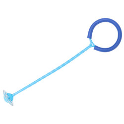 Hula hop noha skákacia lopta svietiaca LED modrá