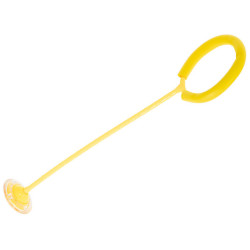 Hula hop noha skákacia lopta svietiaca LED žltá