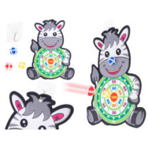 Šípky na suchý zips bezpečný terč zebra