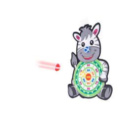 Šípky na suchý zips bezpečný terč zebra