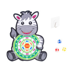 Šípky na suchý zips bezpečný terč zebra