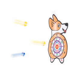 Šípky na suchý zips bezpečný terč corgi