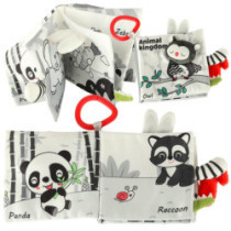 Senzorická kniha mäkké chvosty zvierat sova