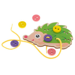 Vzdelávacia súprava na učenie sa šiť gombíky ježko ježko