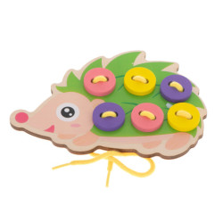 Vzdelávacia súprava na učenie sa šiť gombíky ježko ježko