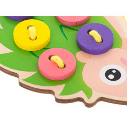 Vzdelávacia súprava na učenie sa šiť gombíky ježko ježko