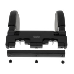 Nastaviteľná opierka hlavy a krku do auta čierna