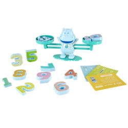 Vzdelávacie váhy, ktoré sa učia počítať hroch mini