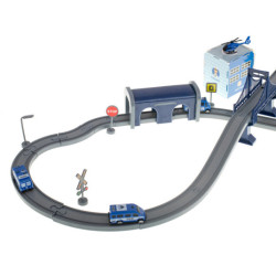 Elektrické vlakové policajné autá 92 prvkov ~300cm