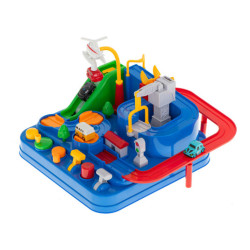 Prekážková dráha interaktívne parkovisko preteky 4 áut