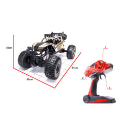 RC auto Rock Crawler 2.4GHz 1:8 51cm zlaté