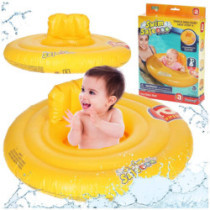 BESTWAY 32096 Nafukovacie sedadlo na kolesá oranžové