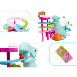 Dinosaur závodná dráha dinosaur zvuky svetlá