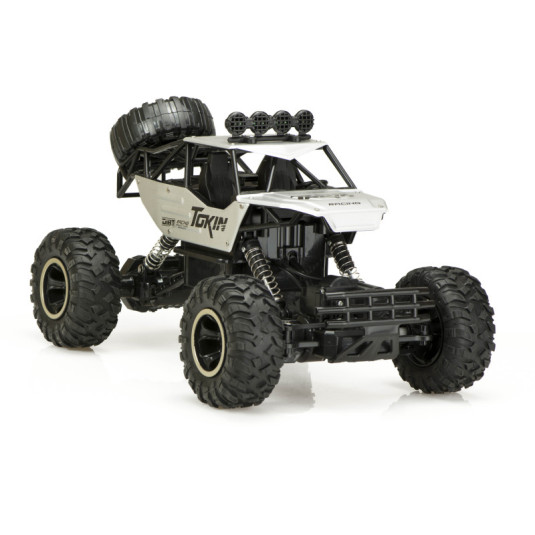 RC auto Rock Crawler 1:12 4WD METAL strieborná