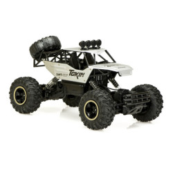 RC auto Rock Crawler 1:12 4WD METAL strieborná