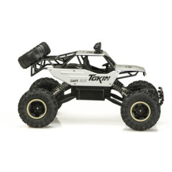 RC auto Rock Crawler 1:12 4WD METAL strieborná