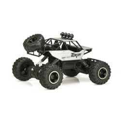 RC auto Rock Crawler 1:12 4WD METAL strieborná